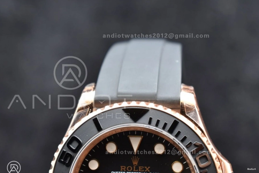 VS3235 Ceramic Best on VSF Black 126655 Bezel Oysterflex Rubber Yacht-Master Edition 1:1 Strap 0401